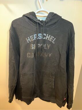 Herschel Supply Company Charcoal Black Pullover Hoodie